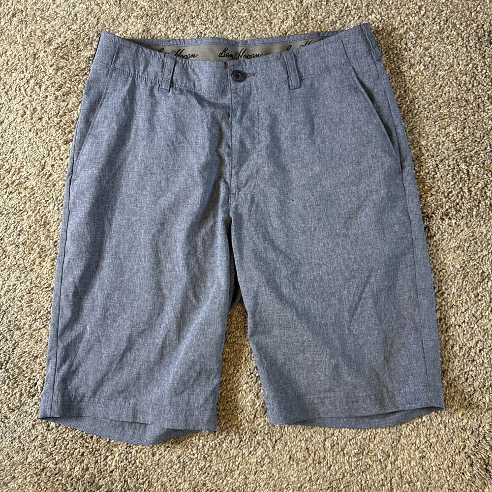 Ben Hogan Men's Performance Blue Golf Shorts 10" Inseam Size 30